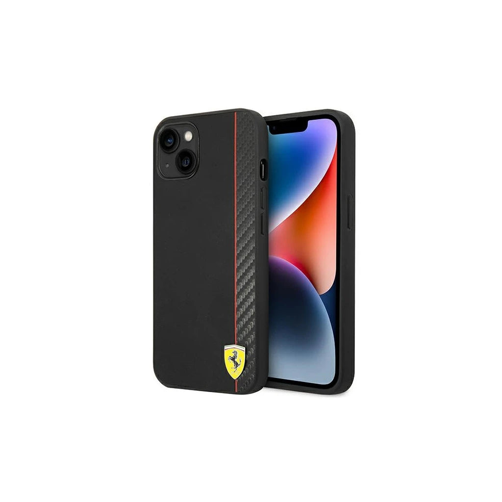 Ferrari FEHCP14MAXBK iPhone 14 Plus / 15 Plus 6.7" készülékhez kemény tok Carbon fekete -  iPhone 14 Plus/15Plus tok a Domshop kínálatából