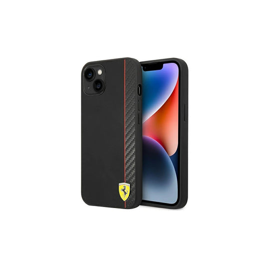 Ferrari FEHCP14MAXBK iPhone 14 Plus / 15 Plus 6.7" készülékhez kemény tok Carbon fekete -  iPhone 14 Plus/15Plus tok a Domshop kínálatából