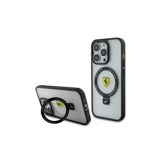Ferrari FEHMP15LUSCAH iPhone 15 Pro 6.1 készülékhez kemény tok Ring Stand 2023 Collection MagSafe átlátszó -  iPhone 15 Pro tok a Domshop kínálatából