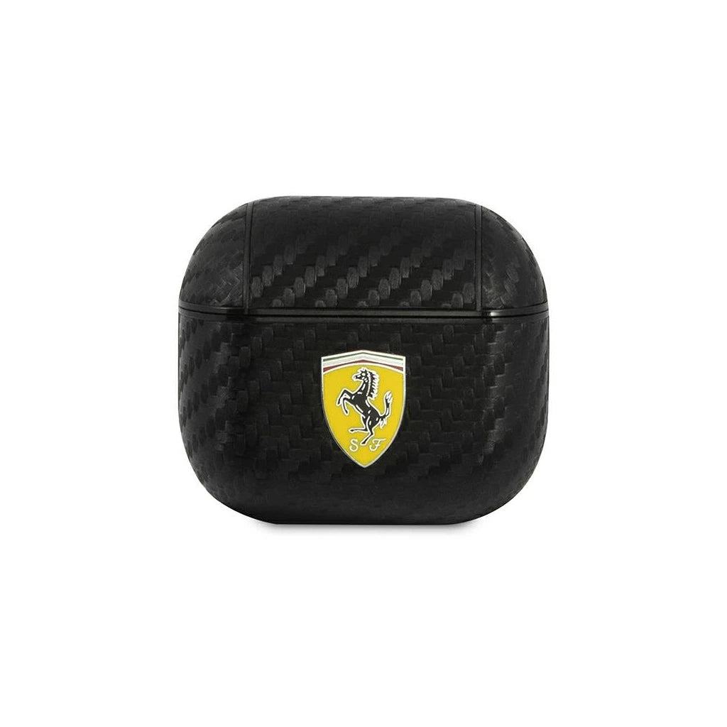 Ferrari FESA3CABK AirPods 3 készülékhez tok On Track PU Carbon fekete -  AirPods 3 tok a Domshop kínálatából