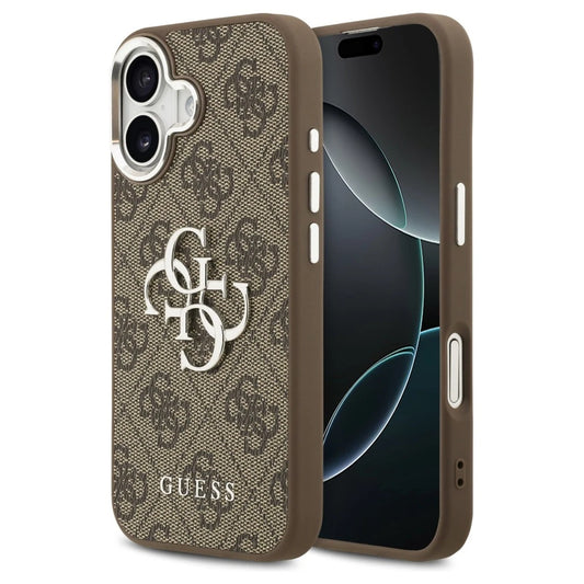 Guess 4G Big 4G Classic Logo tok iPhone 17 készülékhez barna ezüst -  iPhone 17 tok a Domshop kínálatából