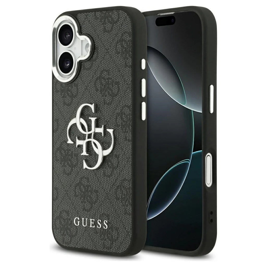 Guess 4G Big 4G Classic Logo tok iPhone 17 készülékhez fekete ezüst -  iPhone 17 tok a Domshop kínálatából