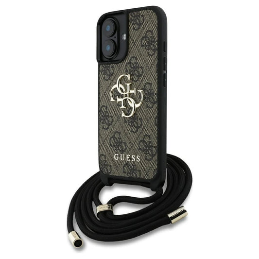 Guess 4G Big Logo Cord Stap Crossbody tok iPhone 16 Plus készülékhez barna -  iPhone 16 Plus tok a Domshop kínálatából