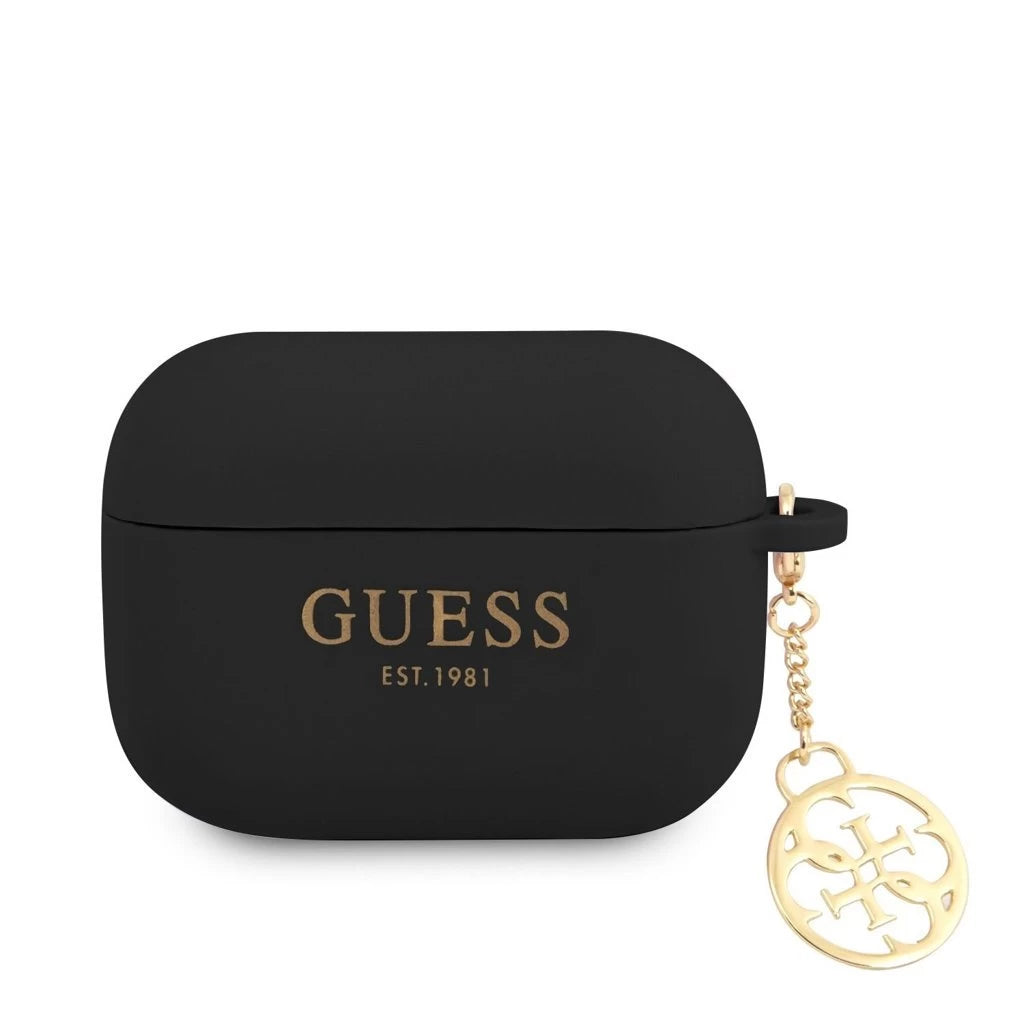 Guess 4G Charm szilikon tok AirPods Pro készülékhez fekete -  AirPods Pro tok a Domshop kínálatából