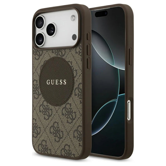 Guess 4G Circle Classic Logo MagSafe tok iPhone 17 Pro Max készülékhez barna -  iPhone 17 Pro Max tok a Domshop kínálatából