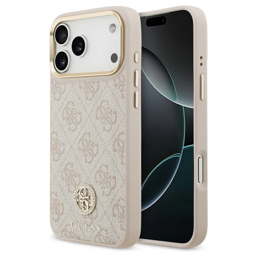 Guess 4G Strass Logo MagSafe tok iPhone 17 Pro Max készülékhez rózsaszín -  iPhone 17 Pro Max tok a Domshop kínálatából