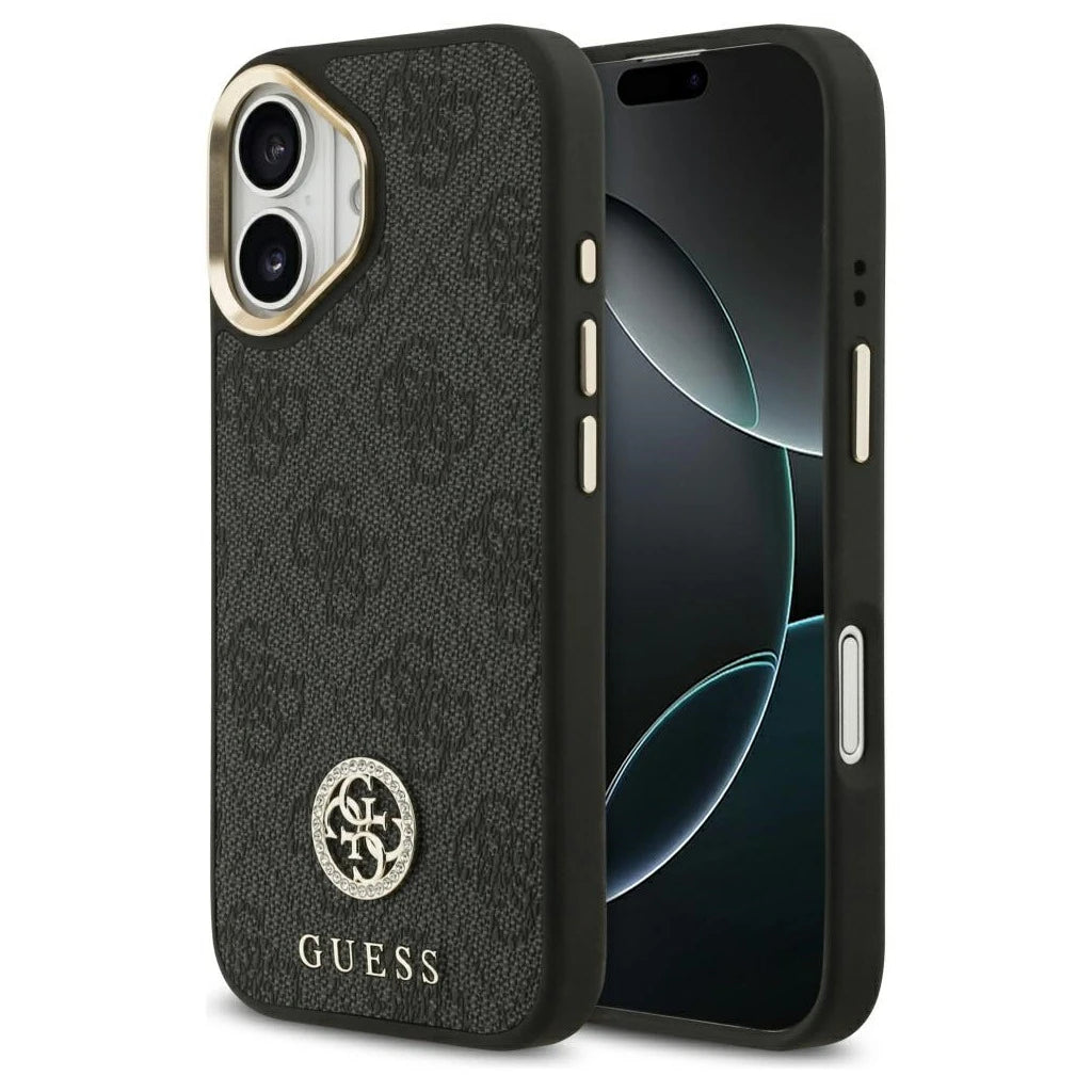 Guess 4G Strass Logo MagSafe tok iPhone 17 készülékhez fekete -  iPhone 17 tok a Domshop kínálatából