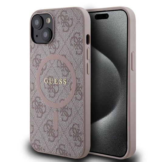 Guess 4G tok iPhone 14 készülékhez rózsaszín -  iPhone 13/14 tok a Domshop kínálatából