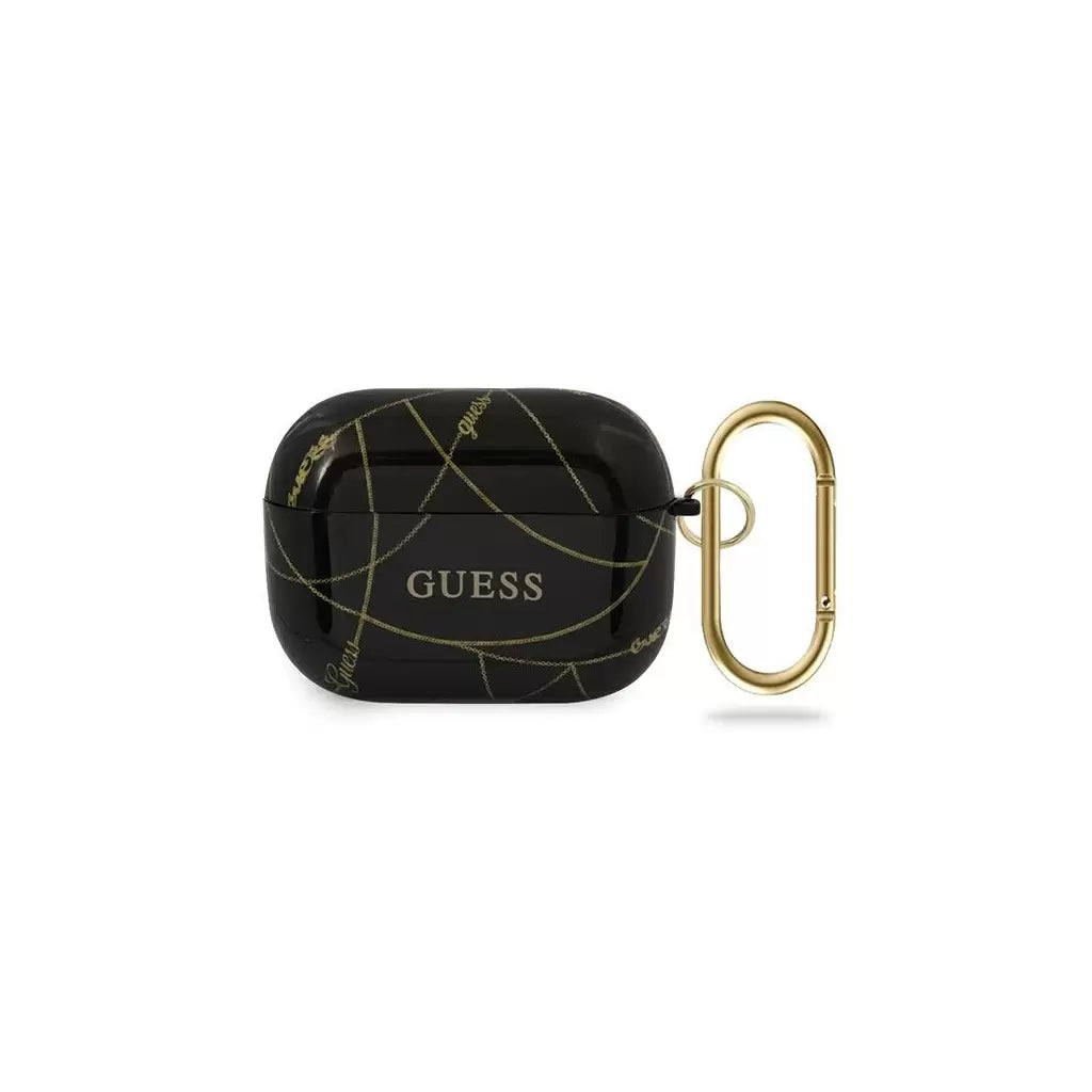 Guess Apple Airpods Pro tok, Fekete, GUACAPTPUCHBK -  AirPods Pro tok a Domshop kínálatából