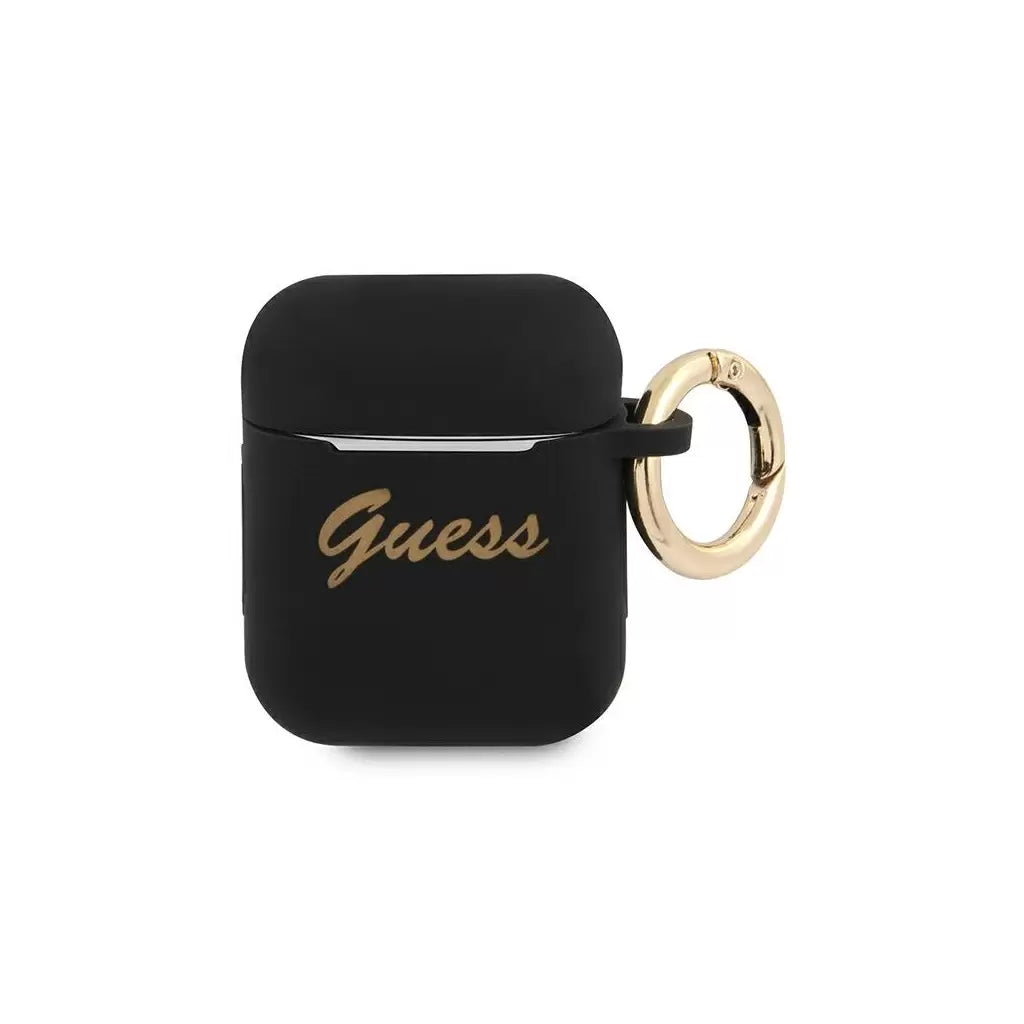 Guess Apple Airpods tok fekete GUA2SSSK -  AirPods 1/2 tok a Domshop kínálatából