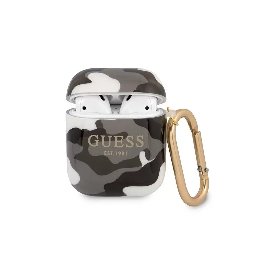 Guess Apple Airpods tok fekete GUA2UCAMG -  AirPods 1/2 tok a Domshop kínálatából