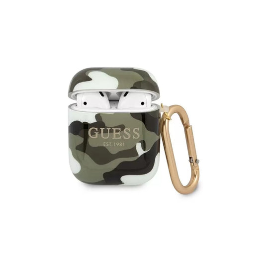 Guess Apple Airpods tok zöld GUA2UCAMA -  AirPods 1/2 tok a Domshop kínálatából