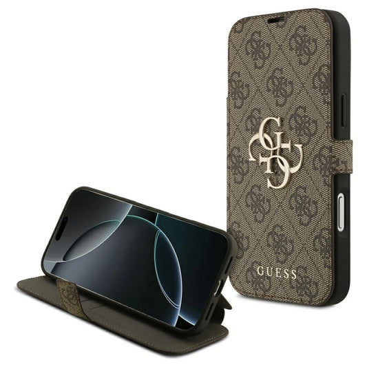Guess Book 4G Metal Logo tok iPhone 17 Pro Max készülékhez barna -  iPhone 17 Pro Max tok a Domshop kínálatából