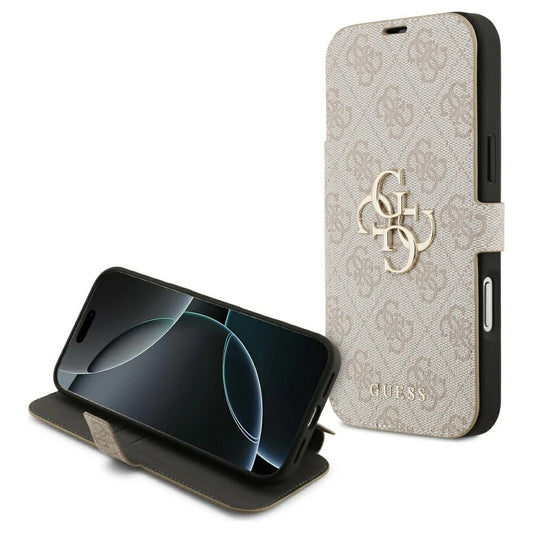 Guess Book 4G Metal Logo tok iPhone 17 Pro Max készülékhez rózsaszín -  iPhone 17 Pro Max tok a Domshop kínálatából