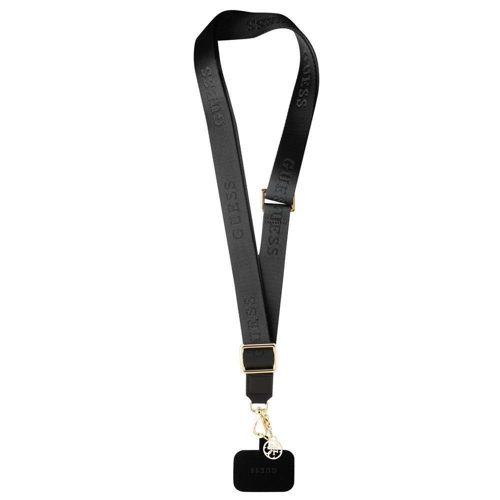 Guess Crossbody Strap Nylon 4G univerzális pánt, fekete -   a Domshop kínálatából