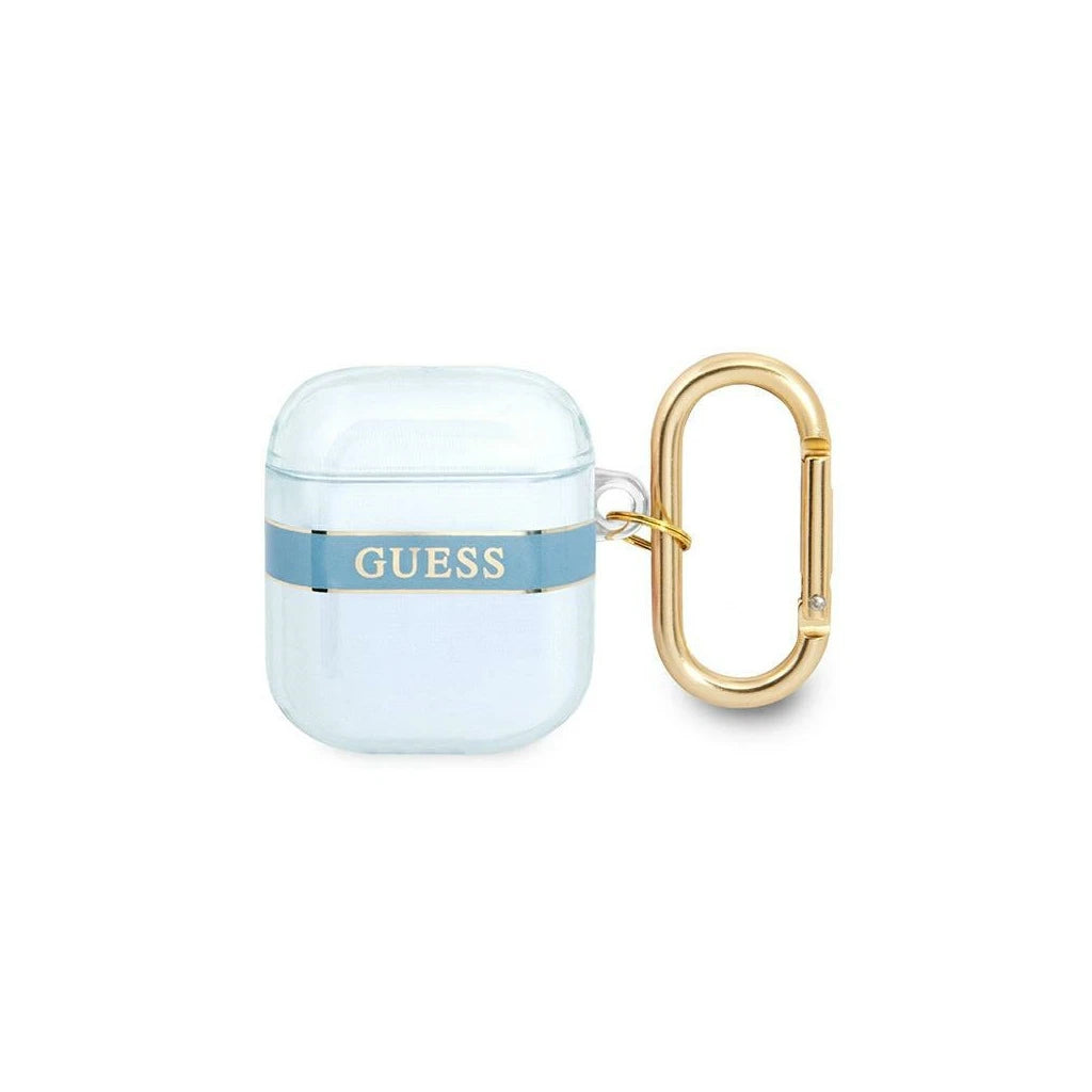 Guess GUA2HHTSB AirPods készülékhez tok Strap Collection kék -  AirPods 1/2 tok a Domshop kínálatából