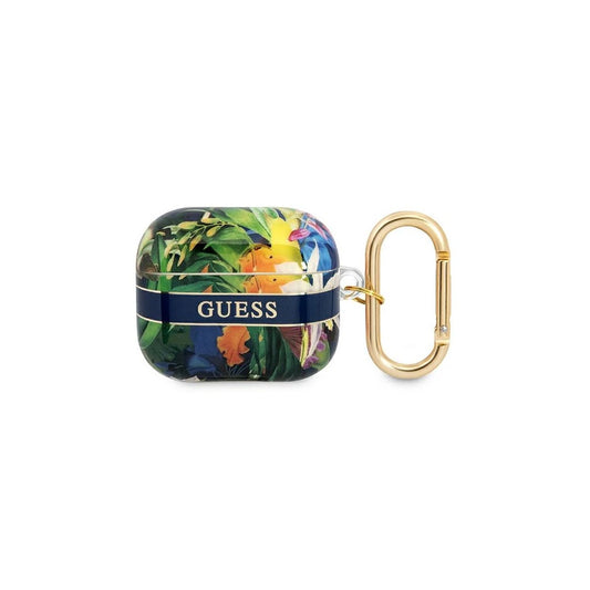 Guess GUA3HHFLB AirPods 3 készülékhez tok Flower Strap Collection kék -  AirPods 3 tok a Domshop kínálatából