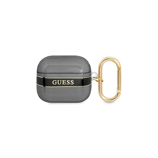 Guess GUA3HHTSK AirPods 3 készülékhez tok Strap Collection fekete -  AirPods 3 tok a Domshop kínálatából