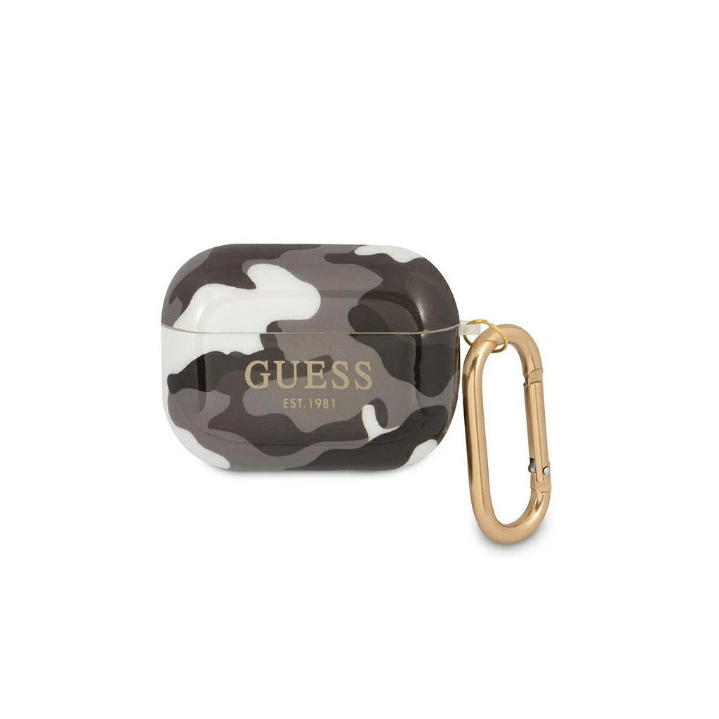 Guess GUAPUCAMG AirPods Pro készülékhez tok Camo Collection fekete -  AirPods Pro tok a Domshop kínálatából