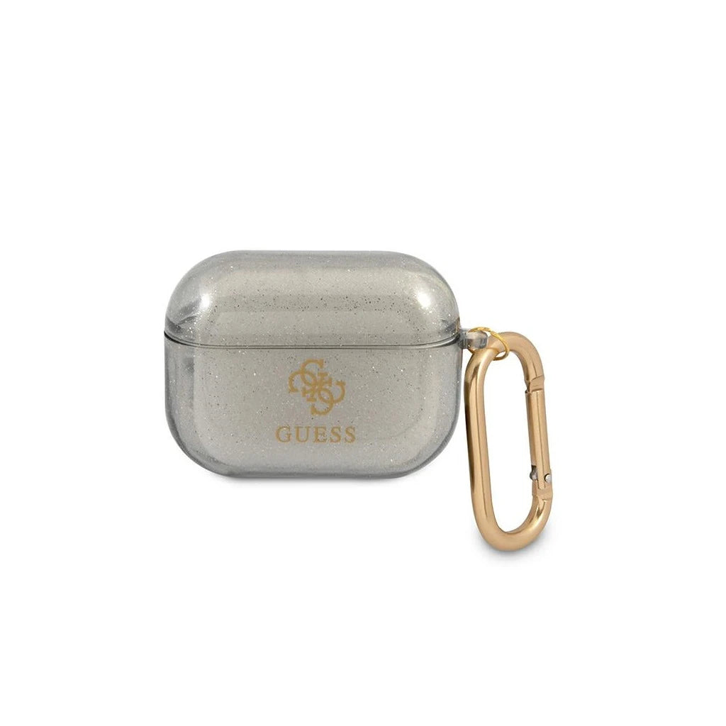 Guess GUAPUCG4GK AirPods Pro készülékhez tok fekete Glitter Collection -  AirPods Pro tok a Domshop kínálatából