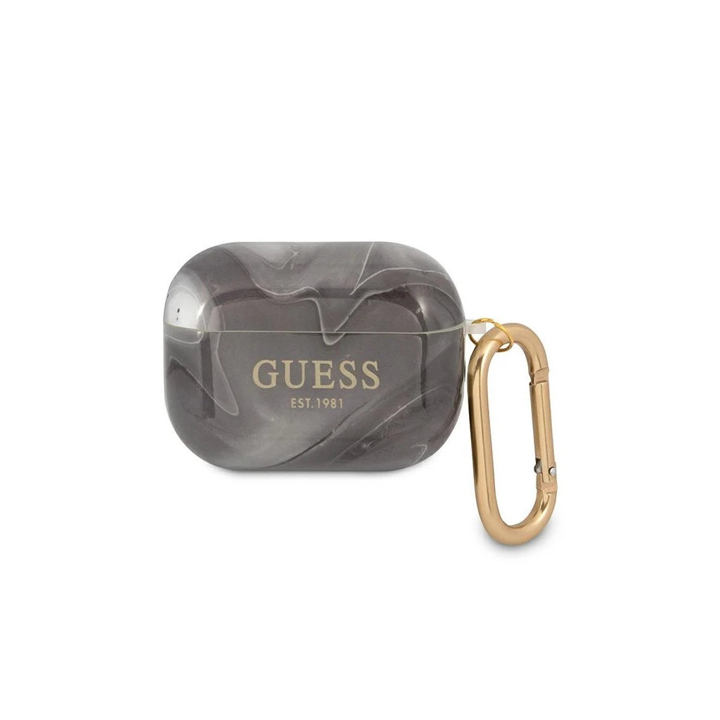 Guess GUAPUNMK AirPods Pro tok készülékhez Marble Collection fekete -  AirPods Pro tok a Domshop kínálatából