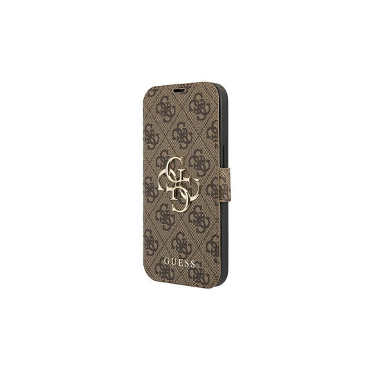 Guess GUBKP13X4GMGBR iPhone 13 Pro Max 6,7" készülékhez tok Book 4G Big Metal Logo barna -  iPhone 13 Pro Max tok a Domshop kínálatából