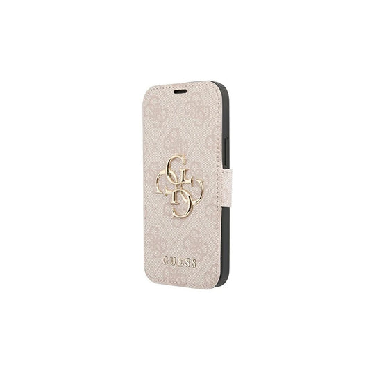 Guess GUBKP13X4GMGPI iPhone 13 Pro Max készülékhez 6,7" book tok 4G Big Metal Logo rózsaszín -  iPhone 13 Pro Max tok a Domshop kínálatából