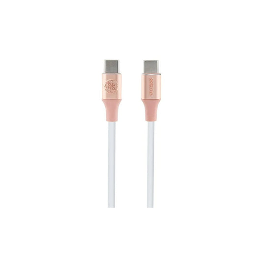 Guess GUCCLALRGDP USB-C - USB-C1.5m gyors töltésű kábel Ebossed Logo rózsaszín -  USB-C kábel a Domshop kínálatából