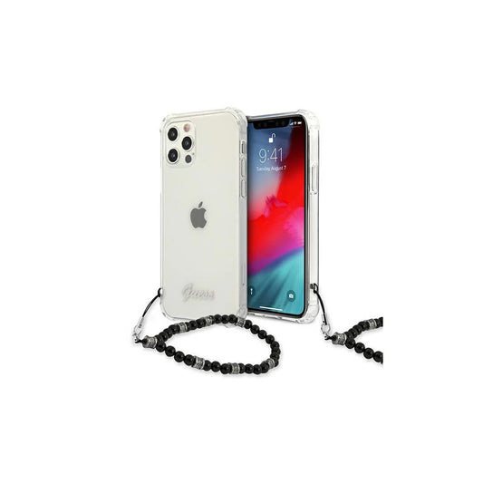 Guess GUHCP12LKPSBK iPhone 12 Pro Max 6,7" készülékhez átlátszó merev tok fekete -  iPhone 12 Pro Max tok a Domshop kínálatából