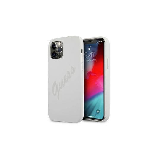 Guess GUHCP12LLSVSCR iPhone 12 Pro Max 6,7" készülékhez kemény tok Script Vintage krém -  iPhone 12 Pro Max tok a Domshop kínálatából