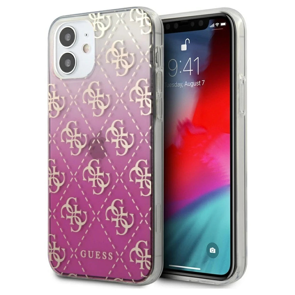 Guess GUHCP12SPCU4GGPI iPhone 12 mini 5,4 készülékhez 4G Gradient tok rózsaszín -  iPhone 12 Mini tok a Domshop kínálatából