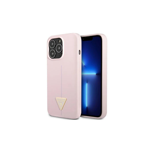 Guess GUHCP13XSLTGU keménytok iPhone 13 Pro Max 6,7" készülékhez Silicone Triangle lila -  iPhone 13 Pro Max tok a Domshop kínálatából
