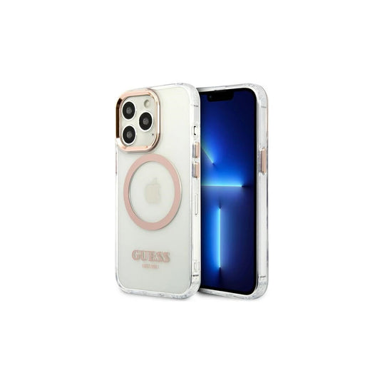 Guess GUHMP13XHTRMD iPhone 13 Pro Max 6,7" készülékhez kemény tok Metal Outline Magsafe arany -  iPhone 13 Pro Max tok a Domshop kínálatából