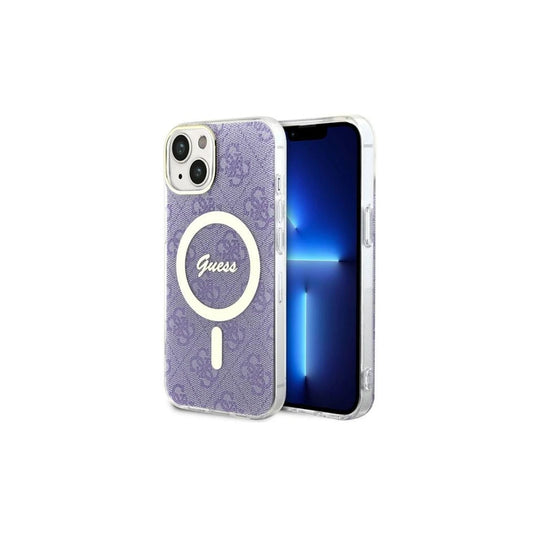 Guess GUHMP14MH4STU iPhone 14 Plus / 15 Plus 6.7" készülékhez 4G MagSafe kemény tok lila -  iPhone 14 Plus/15Plus tok a Domshop kínálatából