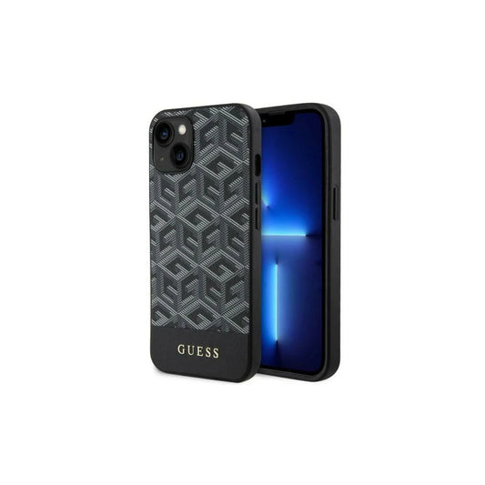 Guess GUHMP14MHGCFSEK iPhone 14 Plus / 15 Plus 6,7" készülékhez GCube Stripes MagSafe keménytok fekete -  iPhone 14 Plus/15Plus tok a Domshop kínálatából