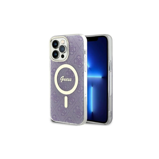 Guess GUHMP14XH4STU iPhone 14 Pro Max 6.7" készülékhez kemény tok 4G MagSafe lila -  iPhone 14 Pro Max tok a Domshop kínálatából