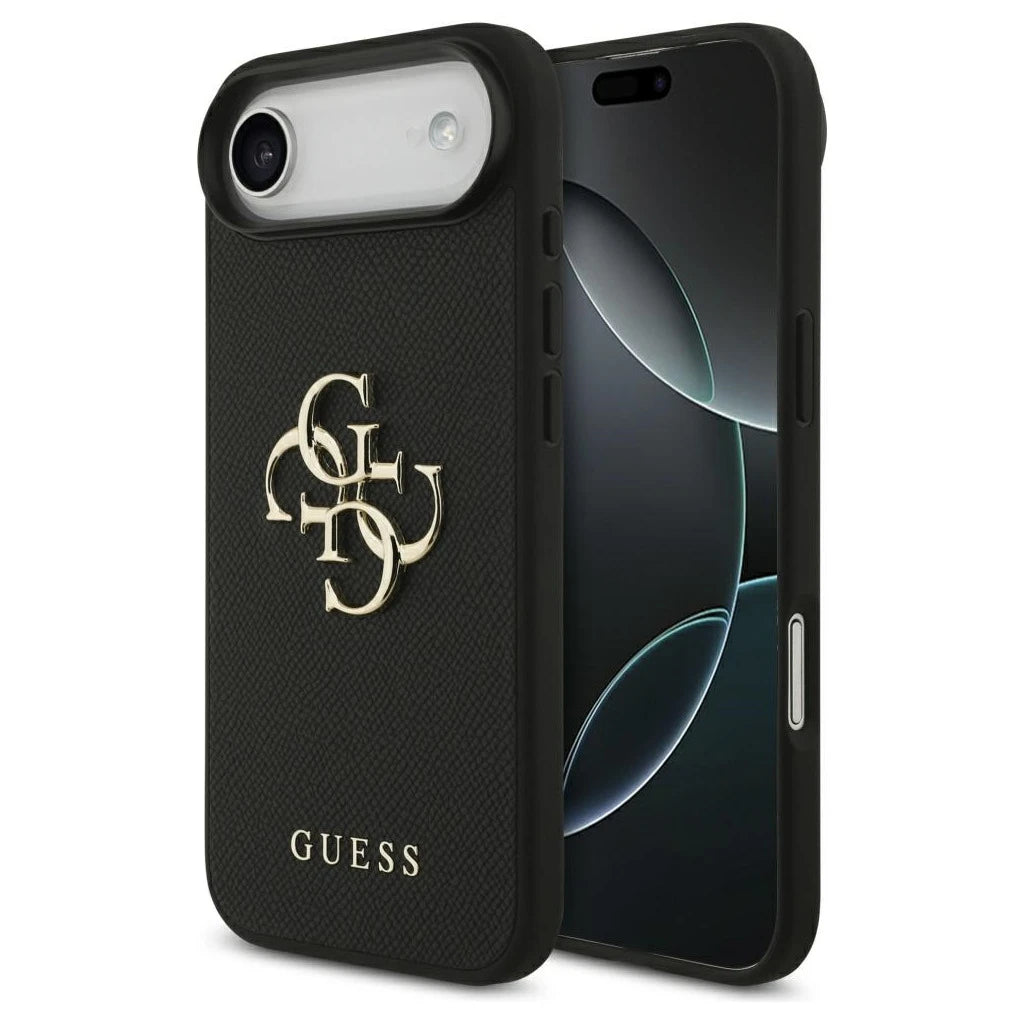 Guess Grained Big 4G & Classic Logo tok iPhone Air készülékhez fekete -  iPhone 17 Air tok a Domshop kínálatából