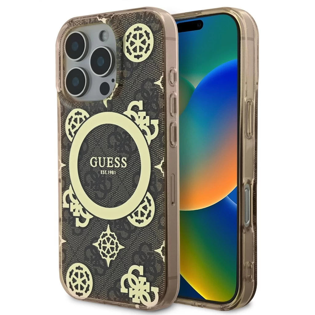 Guess IML 4G Peony MagSafe tok iPhone 16 Pro készülékhez barna -  iPhone 16 Pro tok a Domshop kínálatából
