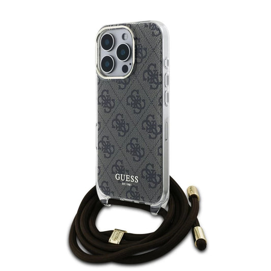 Guess IML 4G nyomtatott vállpántos tok iPhone 16 Pro készülékhez barna -  iPhone 16 Pro tok a Domshop kínálatából