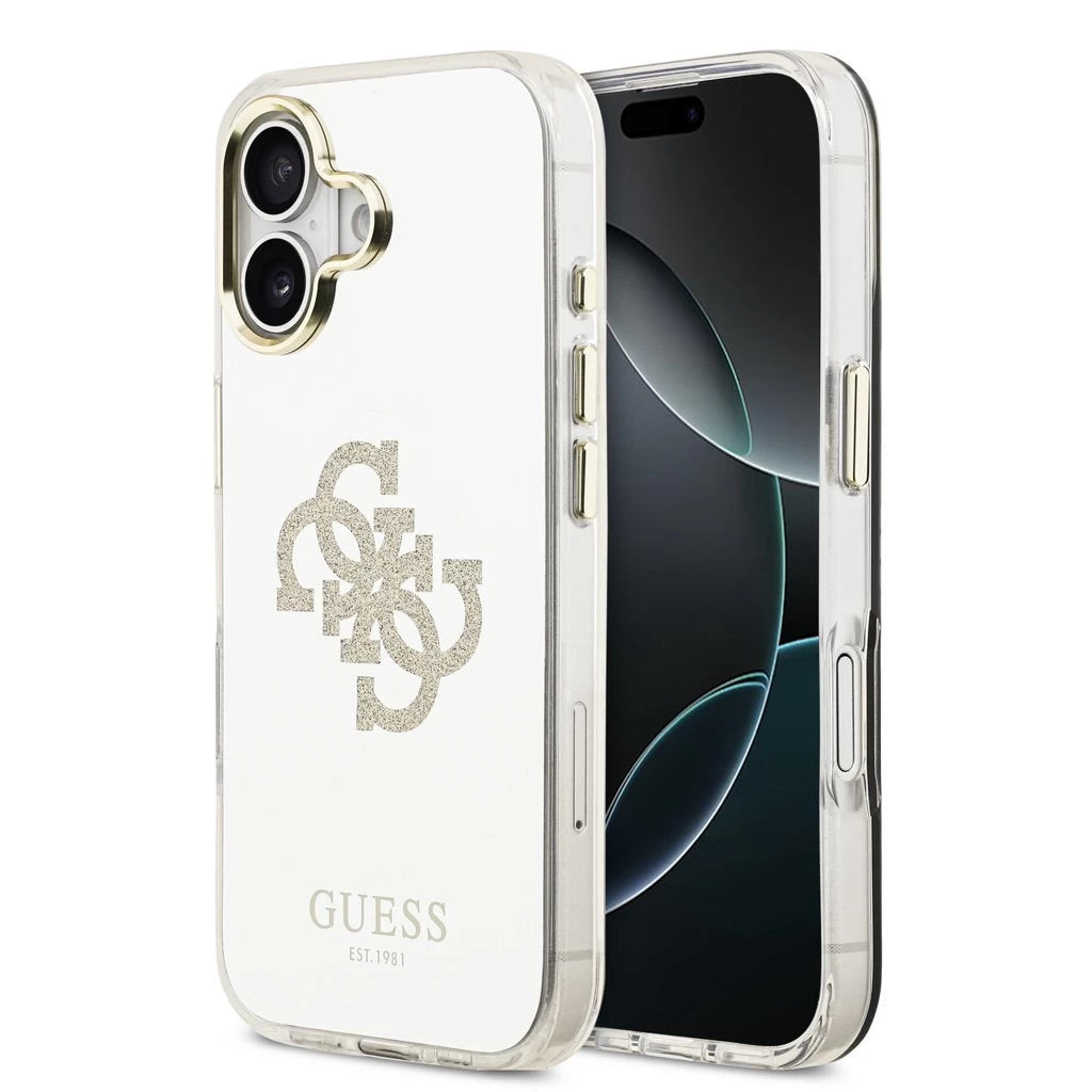 Guess PC/TPU Mirror 4G Glitter Logo MagSafe tok iPhone 17 készülékhez arany -  iPhone 17 tok a Domshop kínálatából
