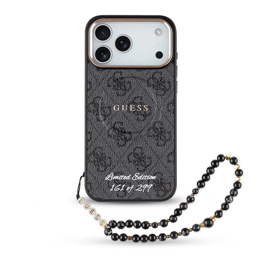 Guess PU 4G MagSafe Strap Limited Edition of 299 tok iPhone 17 Pro Max készülékhez fekete -  iPhone 17 Pro Max tok a Domshop kínálatából