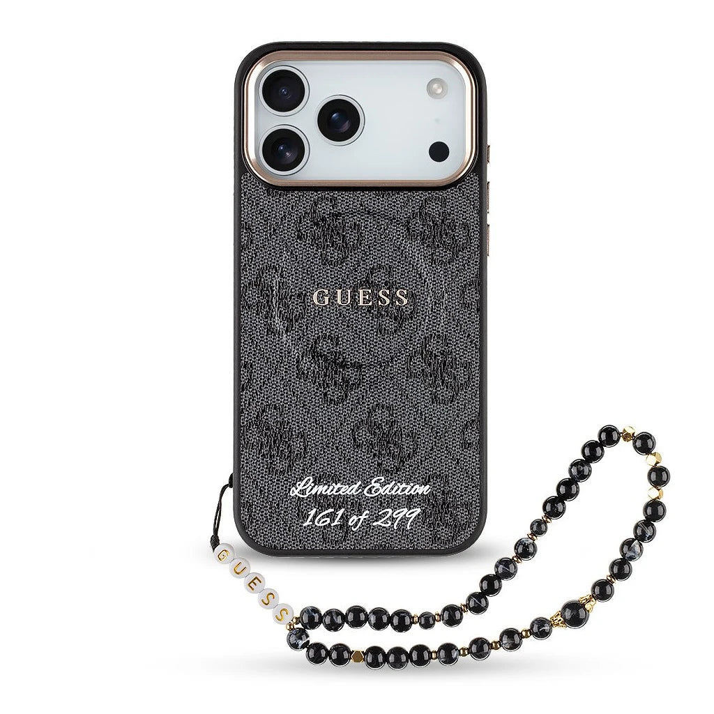 Guess PU 4G MagSafe Strap Limited Edition of 299 tok iPhone 17 Pro Max készülékhez fekete -  iPhone 17 Pro Max tok a Domshop kínálatából