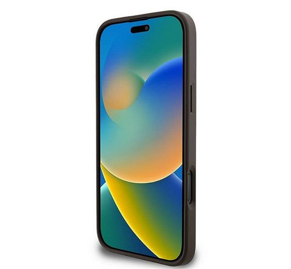 Guess PU 4G Metal Logo Apple iPhone 16 Pro hátlap tok, barna -  iPhone 16 Pro tok a Domshop kínálatából