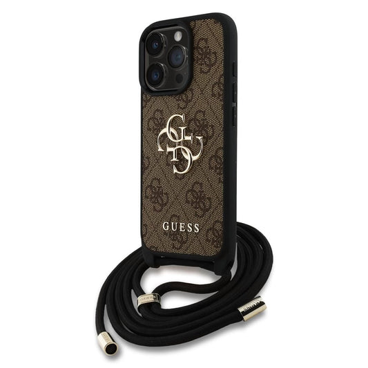 Guess PU 4G Metal Logo Crossbody Strap tok iPhone 15 Pro Max készülékhez barna -  iPhone 15 Pro Max tok a Domshop kínálatából