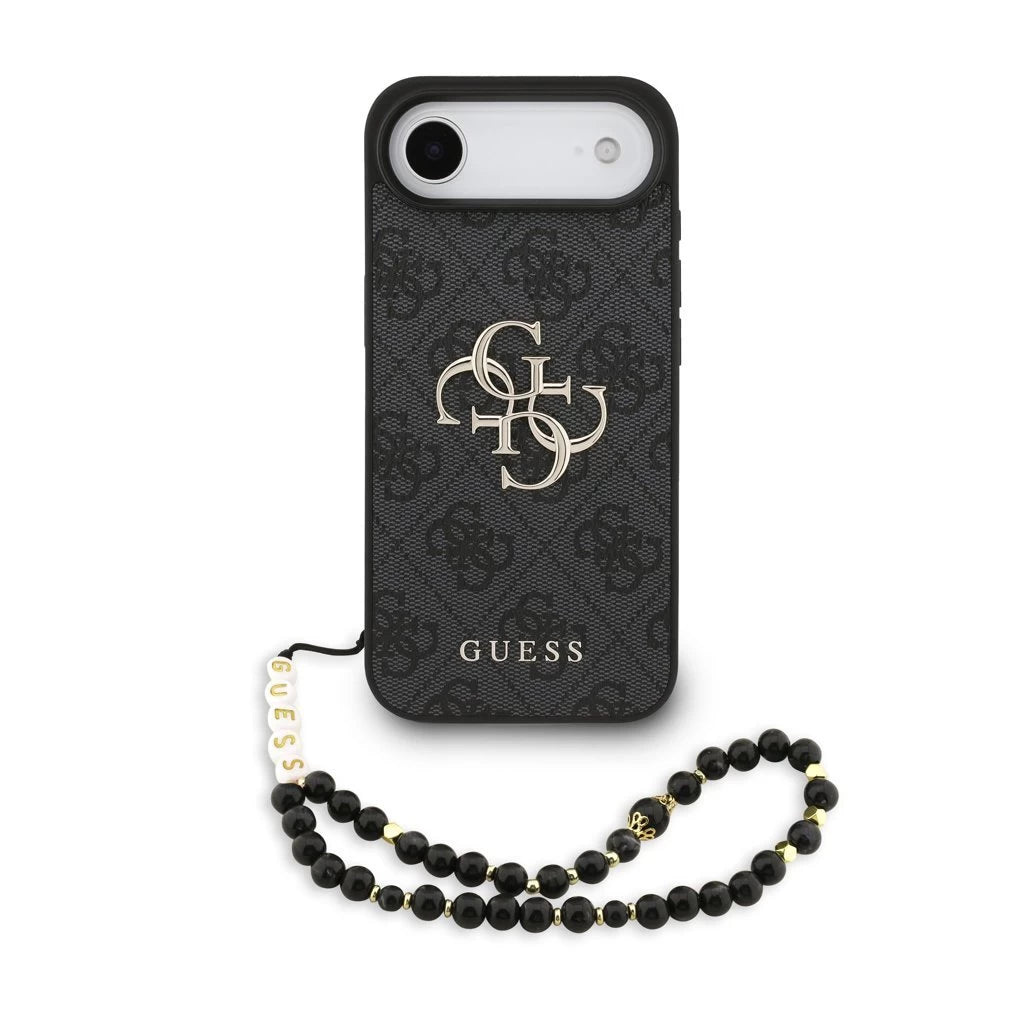 Guess PU 4G Metal Logo Strap hátsó tok iPhone 17 Air készülékhez fekete -  iPhone 17 Air tok a Domshop kínálatából