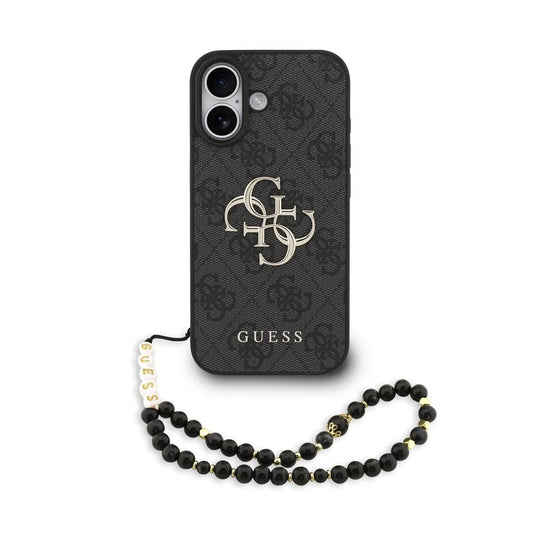 Guess PU 4G Metal Logo pántos tok iPhone 17 készülékhez fekete -  iPhone 17 tok a Domshop kínálatából