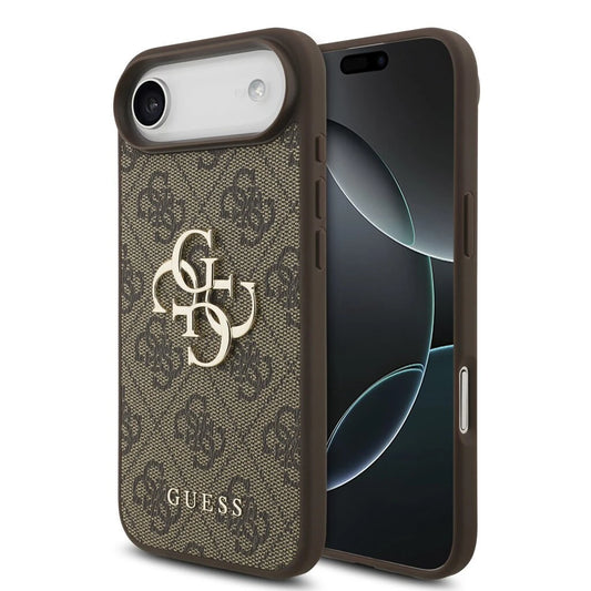 Guess PU 4G Metal Logo tok iPhone Air készülékhez barna -  iPhone 17 Air tok a Domshop kínálatából