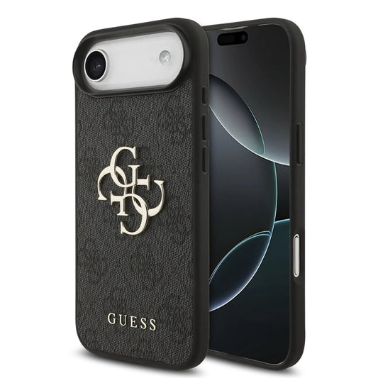 Guess PU 4G Metal Logo tok iPhone készülékhez Air szürke -  iPhone 17 Air tok a Domshop kínálatából