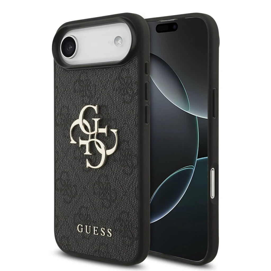 Guess PU 4G Metal Logo tok iPhone készülékhez Air szürke -  iPhone 17 Air tok a Domshop kínálatából