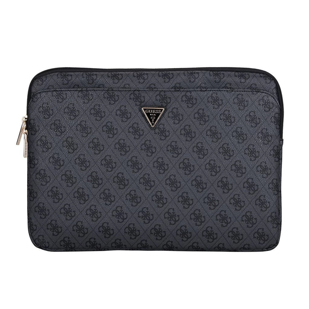 Guess PU 4G Triangle Logo Sleeve Notebook 14" készülékhez fekete -  12-14" laptop táskák a Domshop kínálatából
